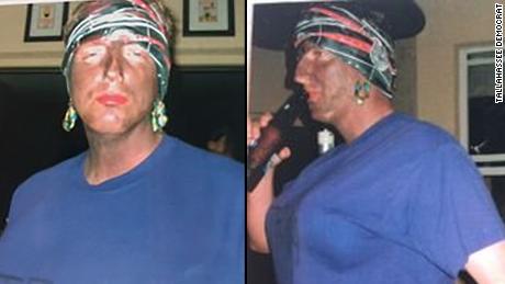 Images provided by the Tallahassee Democrat show Florida Secretary of State Michael Ertel in black face. 