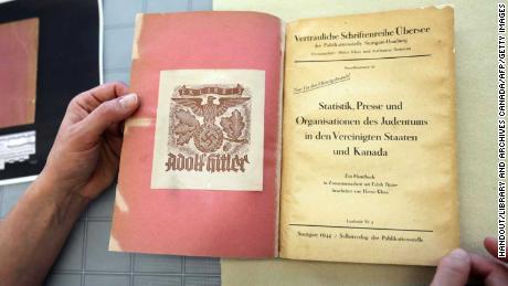 A 1944 Nazi book on North America&#39;s Jewish population has been acquired by Canada&#39;s national archive.