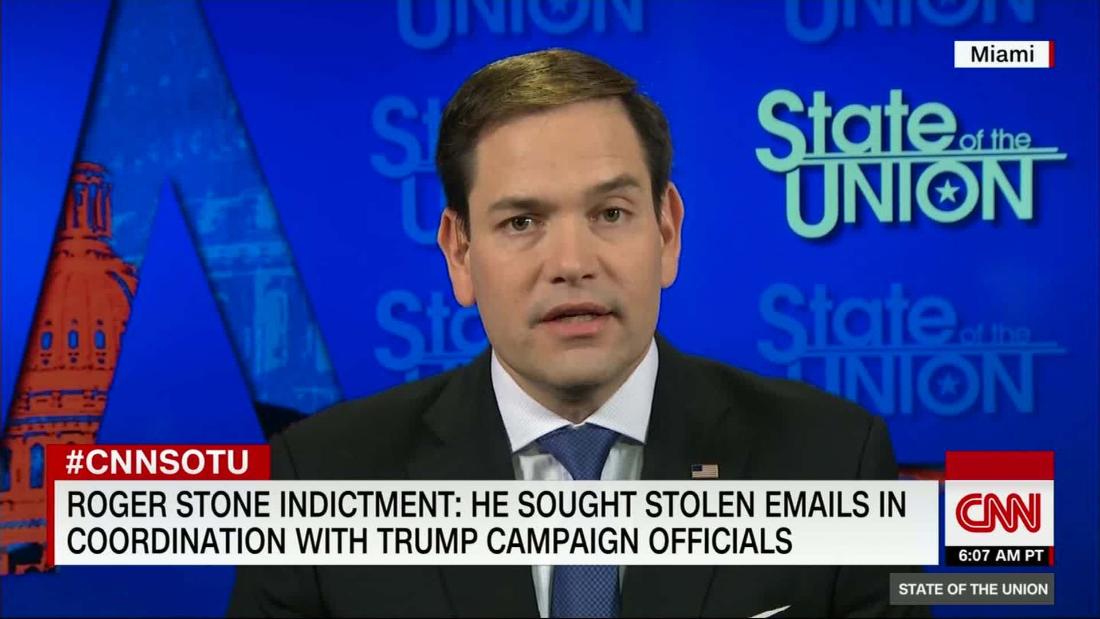 Rubio: Wait to judge on Mueller probe - CNN Video