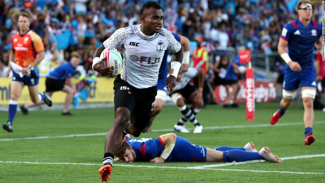 Fiji secured back-to-back victories on the World Series after a thumping 38-0 victory over the USA. Jerry Tuwai crossed twice in the final. 