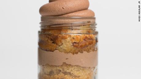 A vegan cupcake jar from Dreamy Creations