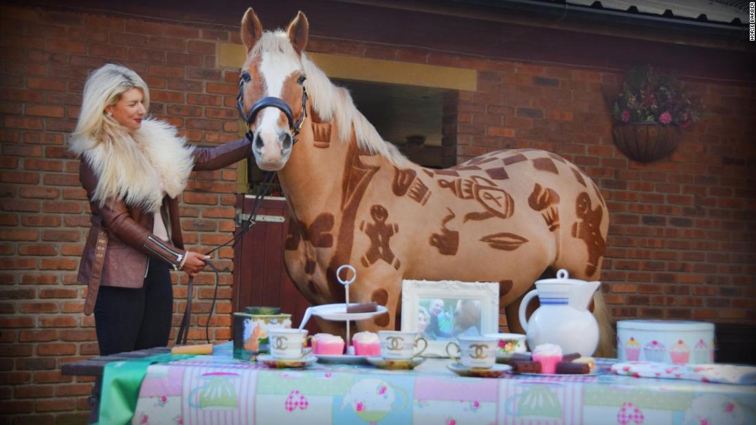 The design graduate insists welfare is at the center of her work. She assures that horses have been clipped for more than 100 years and that her subjects are not harmed by her art. 