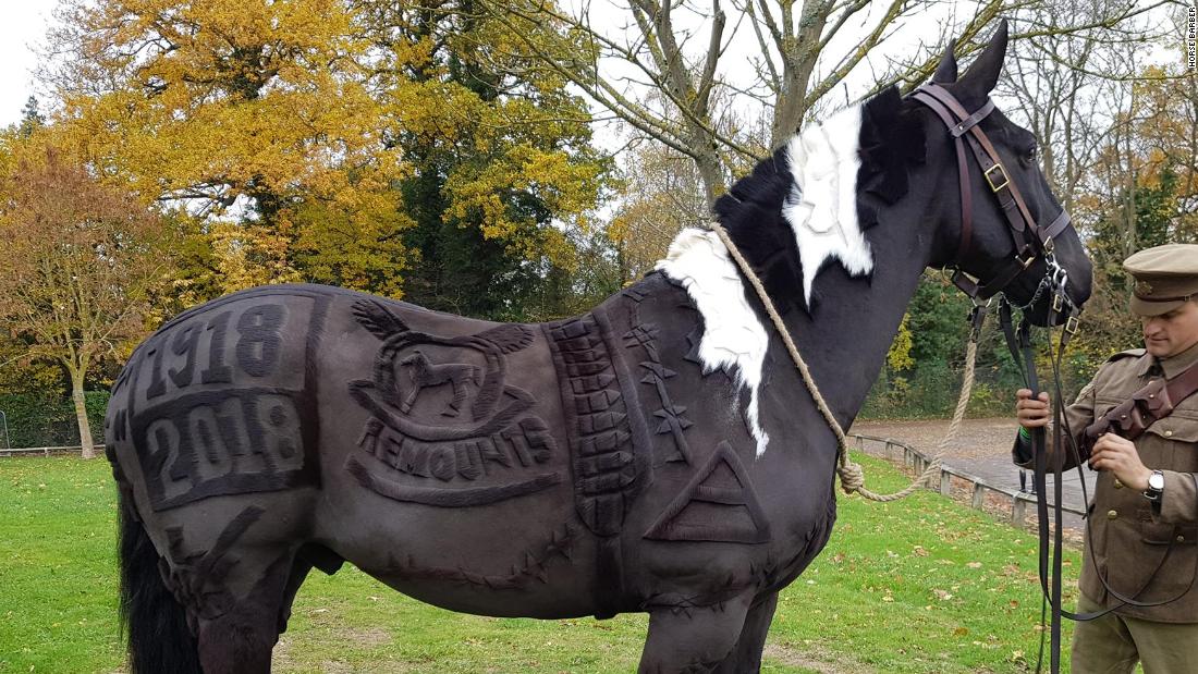 In November 2018, she was invited to create a design to mark the armistice centenary -- 100 years since the end of World War I. The piece took six weeks of research and the physical clip took 10 hours to complete. 