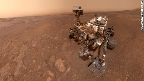 A selfie taken by NASA's Curiosity Mars rover on Vera Rubin Ridge.