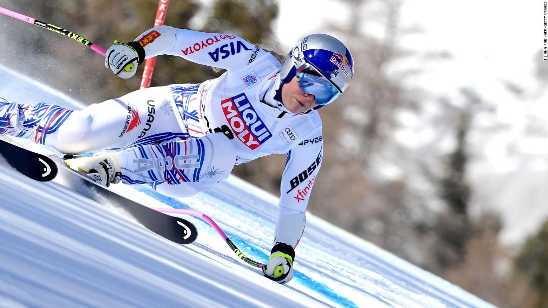 However, a knee injury from a training crash in November meant she couldn&#39;t start her season until January. On her debut in Cortina d&#39;Ampezzo, Italy, she was still struggling with knee pain.  