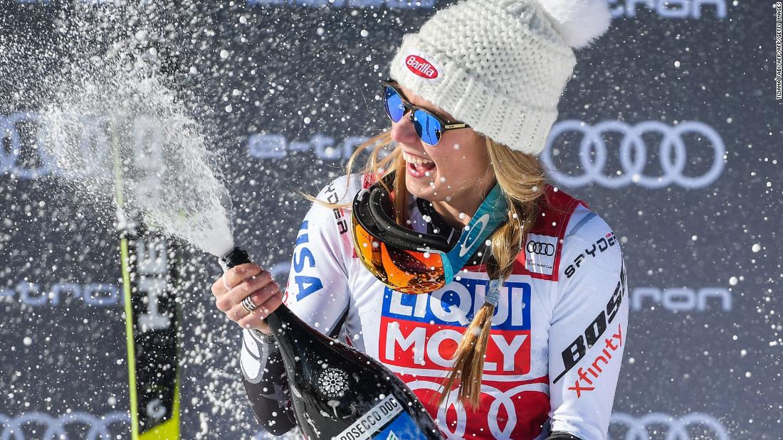 Shiffrin has been on fire during the 2018-19 season and has made waves beyond ski racing for her level of consistency and domination. She has climbed to fifth on the list off all-time most successful ski racers, and third woman behind Lindsey Vonn and Annemarie Moser-Proll. 
