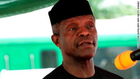 Vice President Yemi Osinbajo pictured on March 7, 2017.