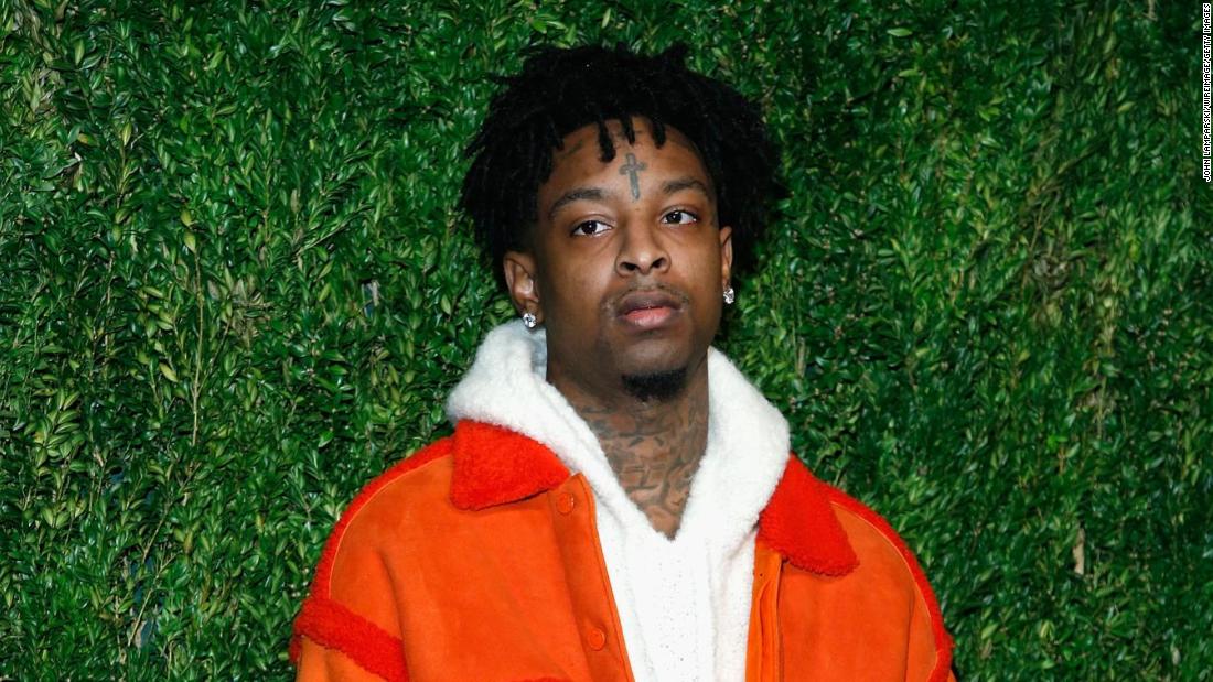 21 savage has long rhymed and talked about his atlanta upbringing but ice says he s british cnn