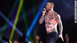 Maroon 5 halftime show gets help from a famous sponge