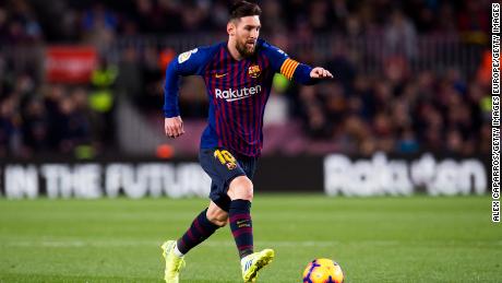 Barcelona are likely to be without the injured Lionel Messi for the first leg.