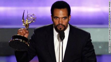 HOLLYWOOD - JUNE 20:  Actor Kristoff St. John accepts the award for Outstanding Supporting Actor in a Drama Series during the 35th Annual Daytime Emmy Awards held at the Kodak Theatre on June 20, 2008 in Hollywood, California.  (Photo by Vince Bucci/Getty Images)