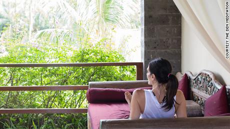 A silent retreat at The Den Meditation leaves guests with lots of time to increase their mindfulness.