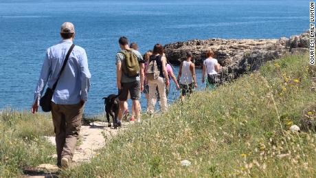 Hikes like this one in Puglia, Italy, give guests at Time to Log Off retreats a chance to take in the world through their senses rather than their phones.