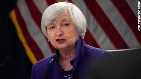 Janet Yellen Next Fed Rate Action Could Be A Cut Cnn Video