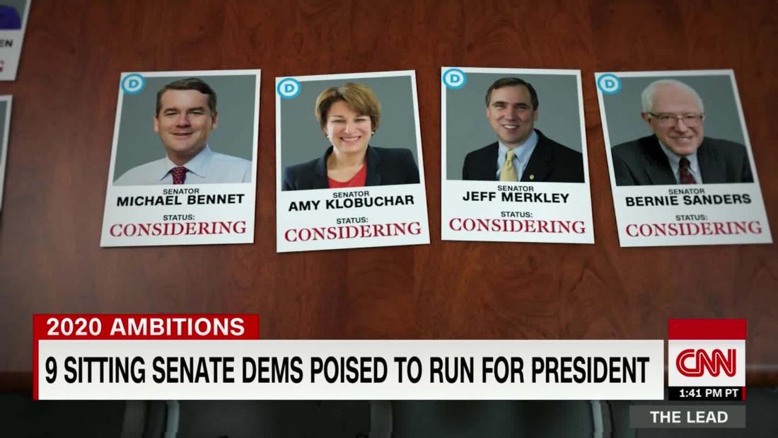 Nine senators mulling run for president in 2020 - CNN Video