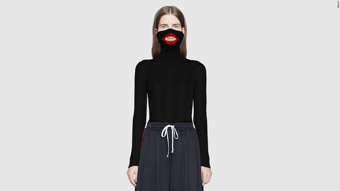 gucci black face outfit
