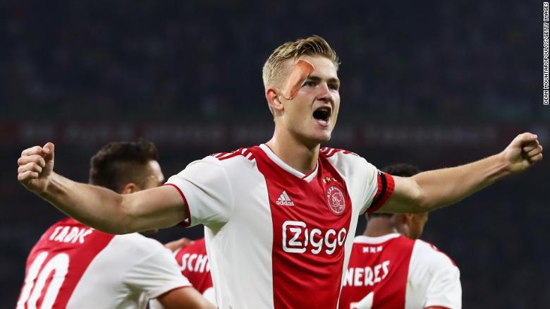 Ajax&#39;s captain at 19 years old, Matthijs de Ligt became the youngest player to start a European final in 2017.