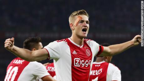 Ajax&#39;s captain at 19 years old, Matthijs de Ligt became the youngest player to start a European final in 2017.