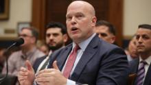 WASHINGTON, DC - FEBRUARY 08: Acting U.S. Attorney General Matthew Whitaker testifies before the House Judiciary Committee in the Rayburn House Office Building on Capitol Hill February 08, 2019 in Washington, DC. Following a subpoena fight between committee Chairman Jerrold Nadler (D-NY) and the Justice Department, Whitaker was questioned about his oversight of special counsel Robert Mueller's investigation into Russian meddling in the 2016 presidential election. (Photo by Chip Somodevilla/Getty Images)