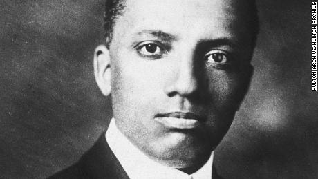 American historian and educator Carter Godwin Woodson (1875-1950) is pictured in this image from the 1910s. 