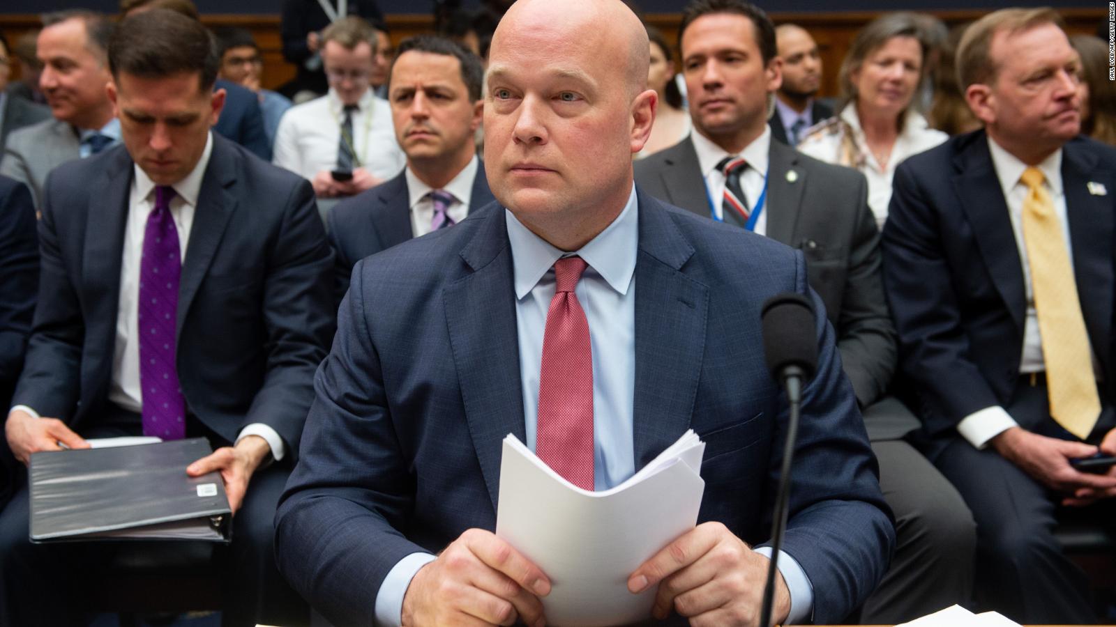 Matt Whitaker expressed concerns about Cohen case while serving as ...