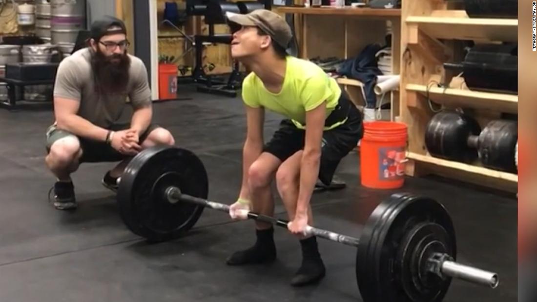 A 9-year-old boy who can deadlift more than twice his bodyweight