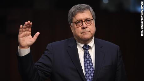 William Barr, nominee to be US Attorney General, testifies during a Senate Judiciary Committee confirmation hearing on Capitol Hill in Washington, DC, January 15, 2019. 