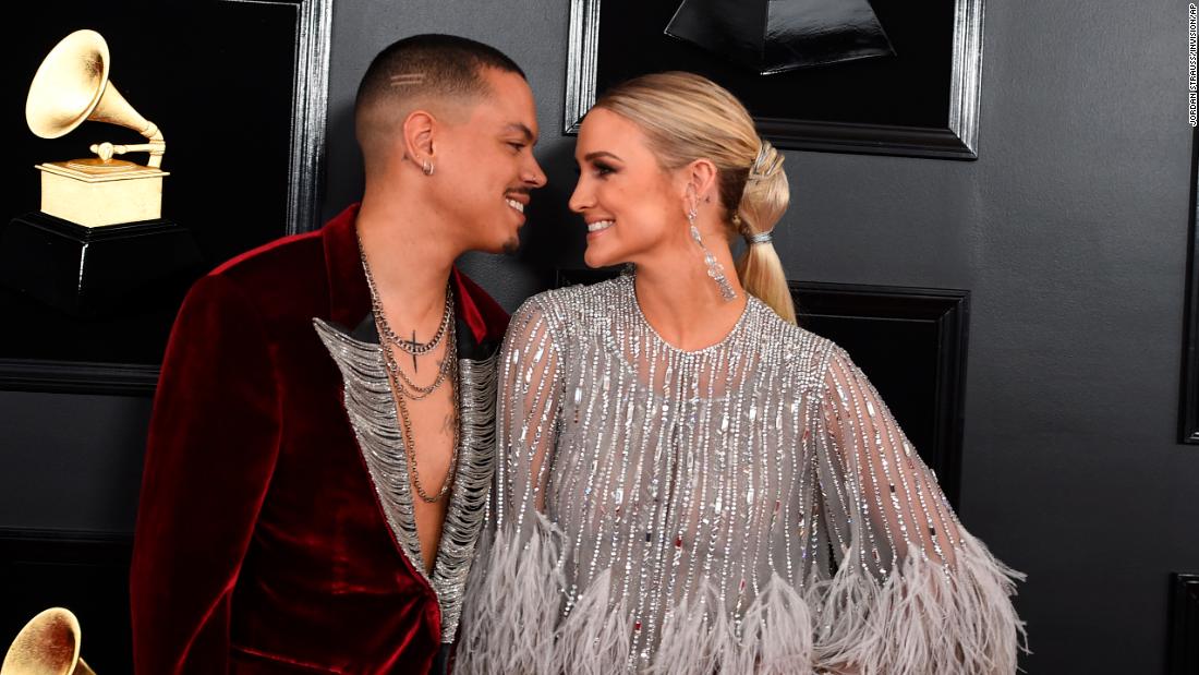 Evan Ross and Ashlee Simpson