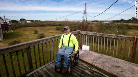 Chris Brunet at home on Isle de Jean Charles, a home he's had to decide to leave.