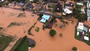 A winter storm in Hawaii has produced strong winds, high surf, and yes, even snow