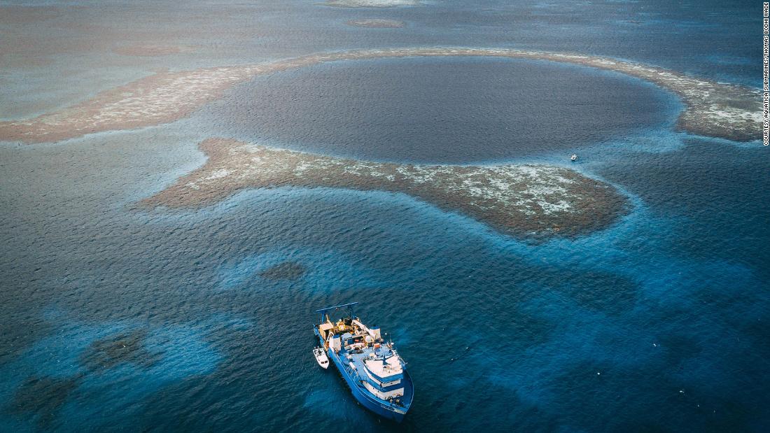 What Does It Look Like At The Bottom Of Belize S Blue Hole Photos CNN Travel