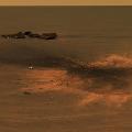 mars opportunity rover heat shield impact site