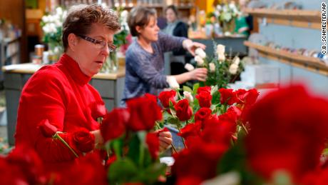 Flower shops across the country prepare for their busiest day of the year: Valentine&#39;s Day.