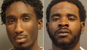 Carlos Sibley, 26, (left) and Donaven Harris, 29