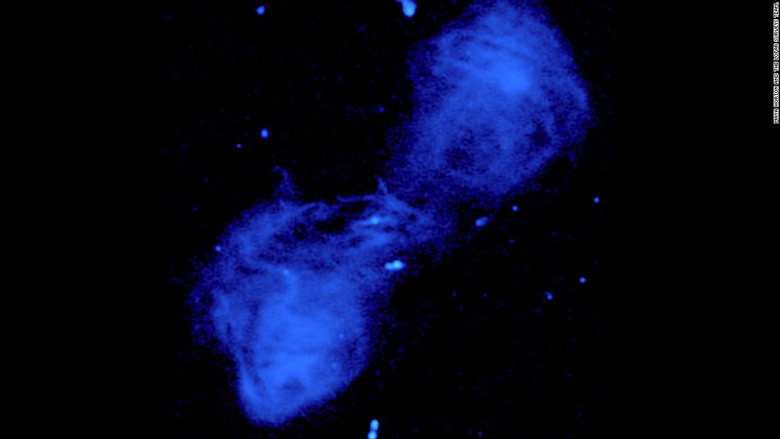 J0349+7511 is a giant radio galaxy associated with Abell 449, a cluster of galaxies.