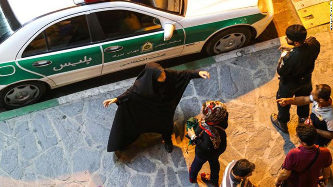 Iranians Attack Morality Police After Women Are Detained Cnn 