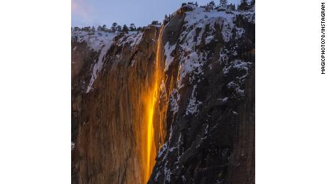 'Firefall' is back and glowing at Yosemite National Park