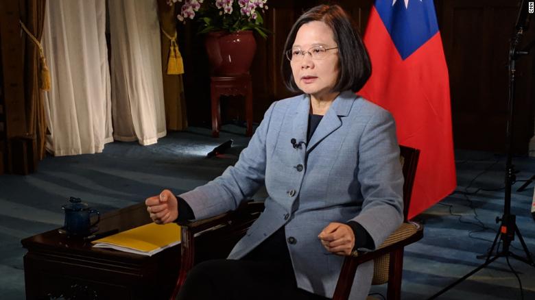 See CNN's exclusive interview with Taiwan's president