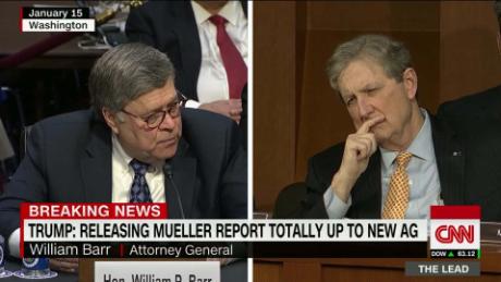 Unclear whether AG Barr will share full Mueller report with Congress