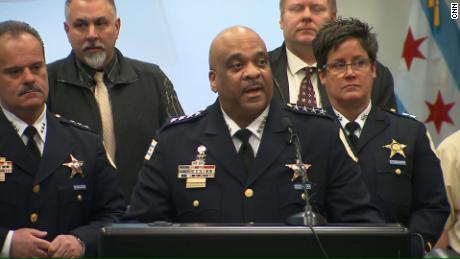 Chicago police Superintendent Eddie T. Johnson details the case at a Thursday news conference.