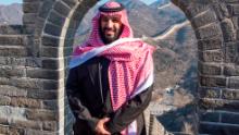 epa07385551 A handout photo made available by the Saudi Royal Court shows Saudi Crown Prince Mohammad Bin Salman posing for a photo during a visit at the Great Wall of China, Beijing, China, 21 February 2019. Bin Salman arrived in China as part of a tour of Asian countries that also took him to Pakistan and India.  EPA-EFE/BANDAR ALGALOUD HANDOUT  HANDOUT EDITORIAL USE ONLY/NO SALES