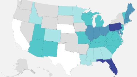 These states have been hit the hardest by America&#39;s opioid epidemic