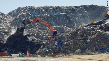 The manager of the site had a permit to dump 2,000 tons of waste, the site holds more than 80 times that now. 