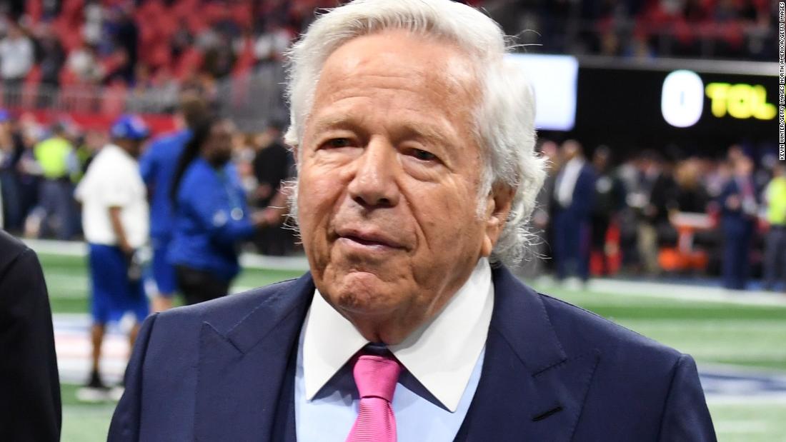 1100px x 619px - Robert Kraft, owner of New England Patriots owner, accused of ...