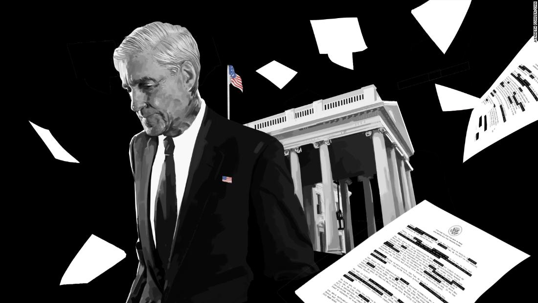 four categoris of redacted information in mueller report