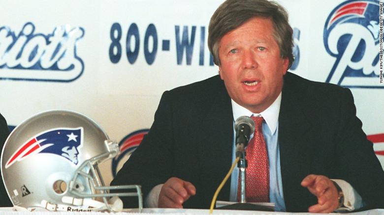 Robert Kraft paid $172 million for the New England Patriots in 1994. The franchise is worth $3.7 billion today.