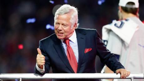 Patriots owner Robert Kraft charged with soliciting prostitution on day of AFC title game