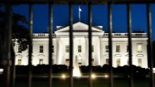 The White House is seen at dusk on the eve of a possible government shutdown as Congress battles out the budget in Washington, DC, September 30, 2013. AFP PHOTO / Saul LOEB        (Photo credit should read SAUL LOEB/AFP/Getty Images)