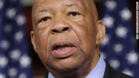 House Oversight and Government Reform Committee ranking member Rep. Elijah Cummings (D-MD) speaks during a news conference at the U.S. Capitol May 17, 2017 in Washington, DC.