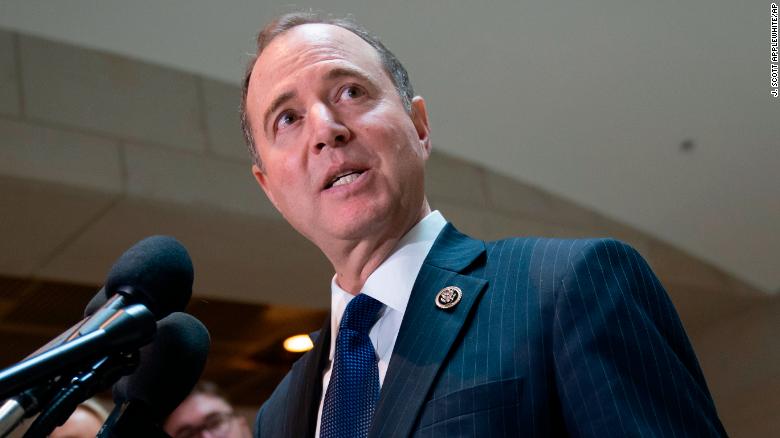 House Intelligence Committee Chairman Adam Schiff, D-Calif., speaks with reporters after his panel voted in a closed session to send more than 50 interview transcripts from its now-closed Russia investigation to special counsel Robert Mueller, on Capitol Hill in Washington, Wednesday, Feb. 6, 2019. Two associates of President Donald Trump have been charged with lying to the committee and Schiff said Mueller should consider whether additional perjury charges are warranted. (AP Photo/J. Scott Applewhite)